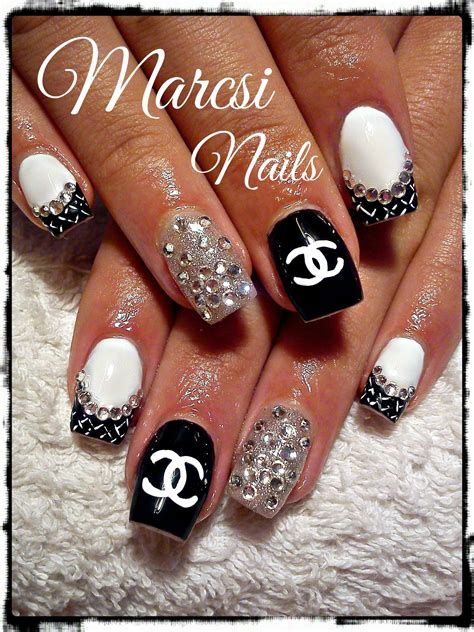 chanel nail designs 2012|Chanel nails images.